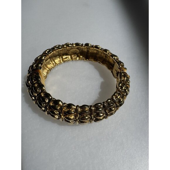 Vintage Jose Maria Barrera Rare Bracelet Bangle Gold - Picture 2 of 8